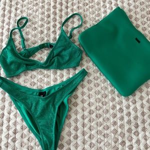 Triangle Maia Jaded Sparkle Bikini set